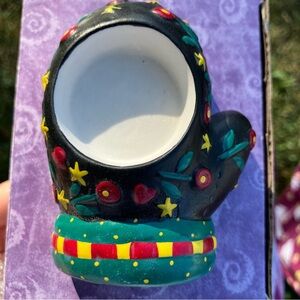 Mary Englebright Christmas Mittens Tealight Votives